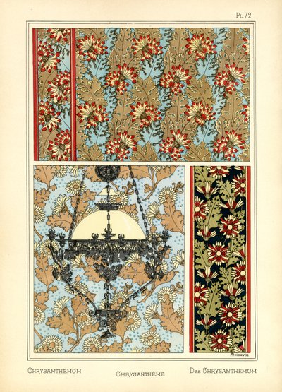 The Chrysanthemum by A. Poidevin